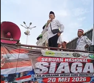 Aksi SIAGA 2026 Bergelora, Ketua PGMM Cilacap Lantang Suarakan Hak Guru Madrasah Swasta